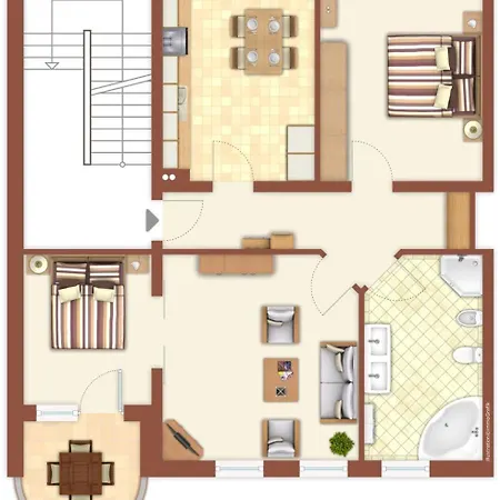 Haus Drei Schwestern, Ostseefeeling, Am Lejlighed *